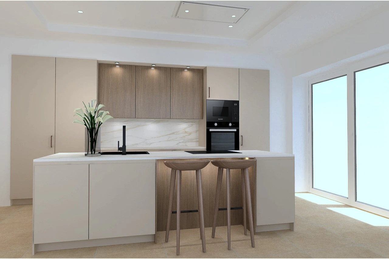 Cocina después de la reforma | Proyecto Home Staging Añil Decor Sotogrande